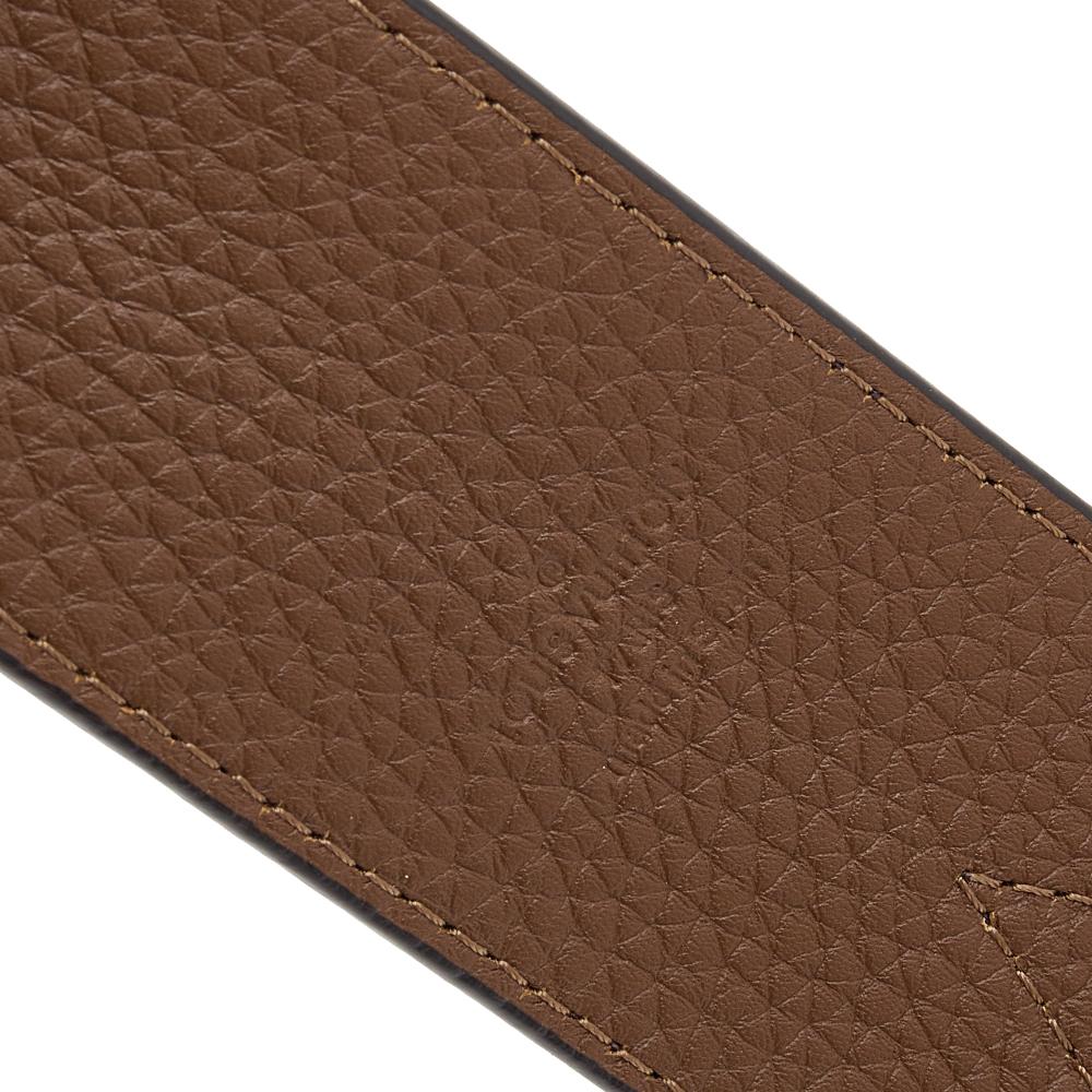 Black Louis Vuitton Brown Taurillon Leather Bandouliere Shoulder Bag Strap