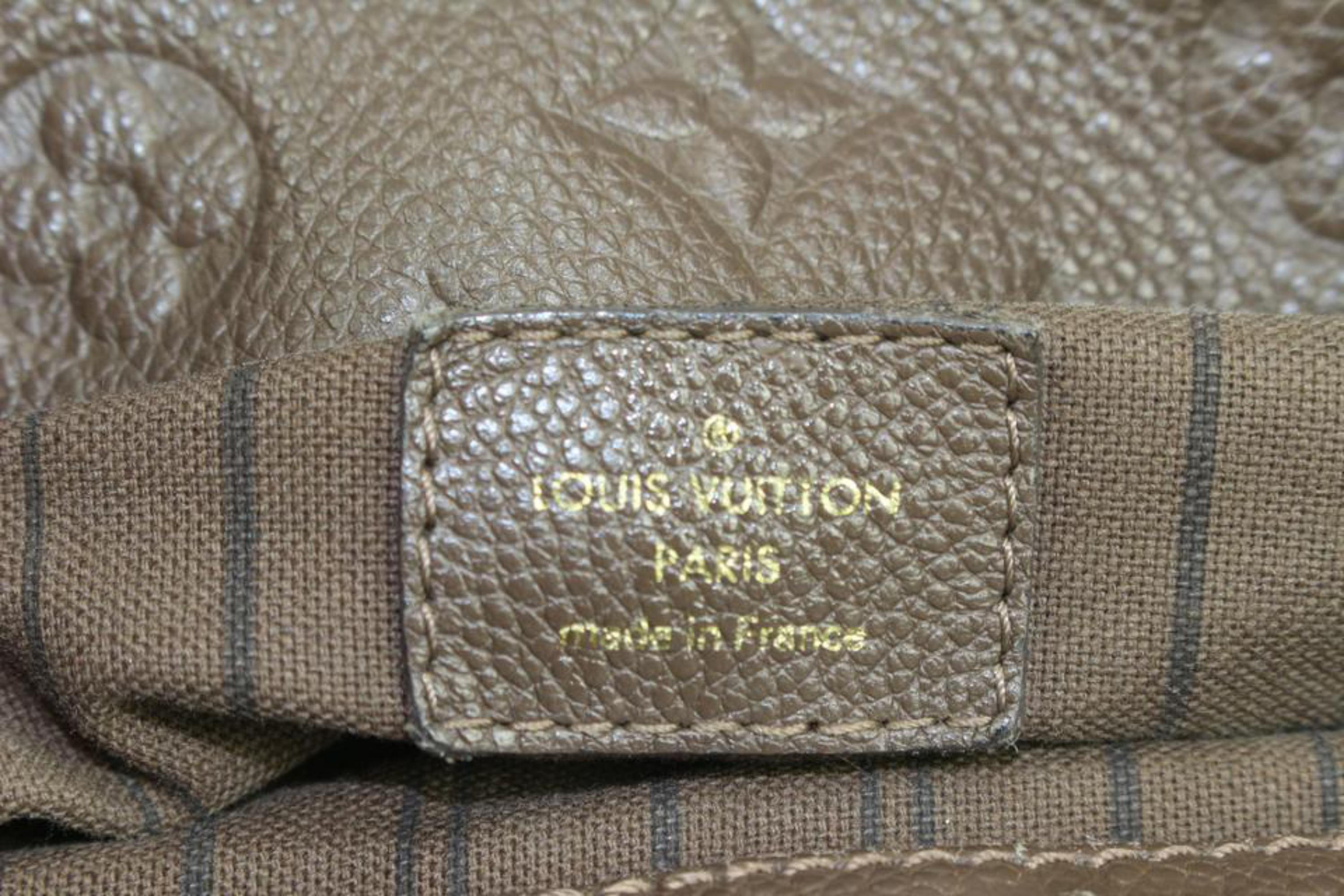 Louis Vuitton Bleu Infini Monogram Empreinte Leather Artsy MM Bag at 1stDibs