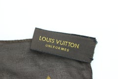 Louis Vuitton Brown Ultra Rare Monogram 24lz0129 Scarf/Wrap