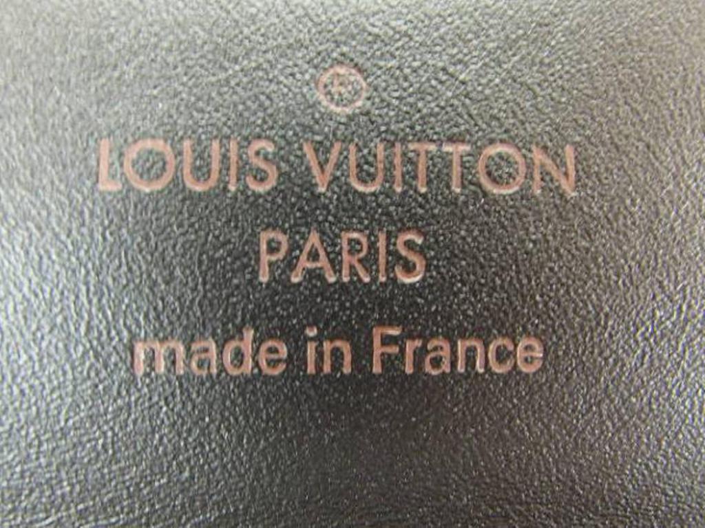 Louis Vuitton Brown Utah Leather Key Case 216818 Wallet In Good Condition For Sale In Forest Hills, NY