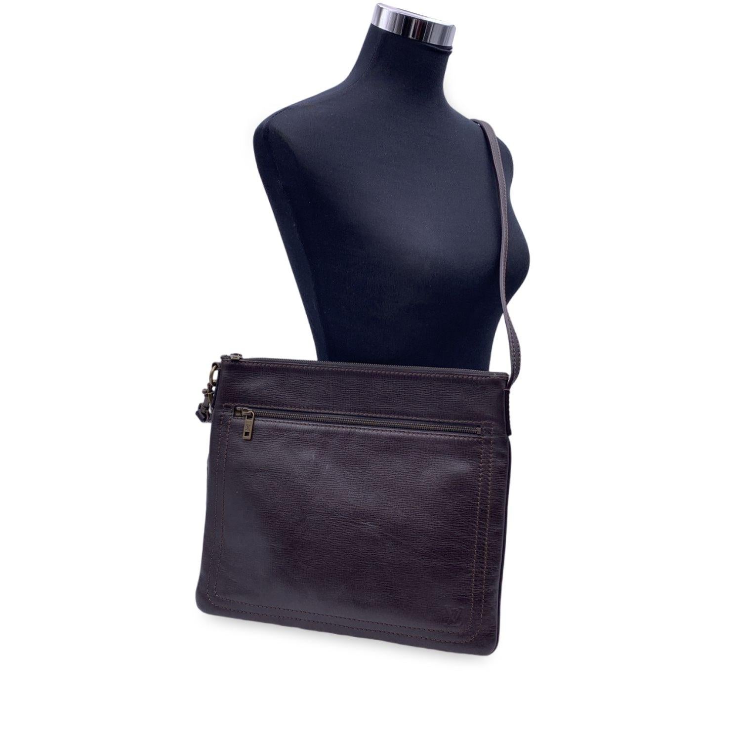 Louis Vuitton Brown Utah Shawnee MM Leather Shoulder Bag 3