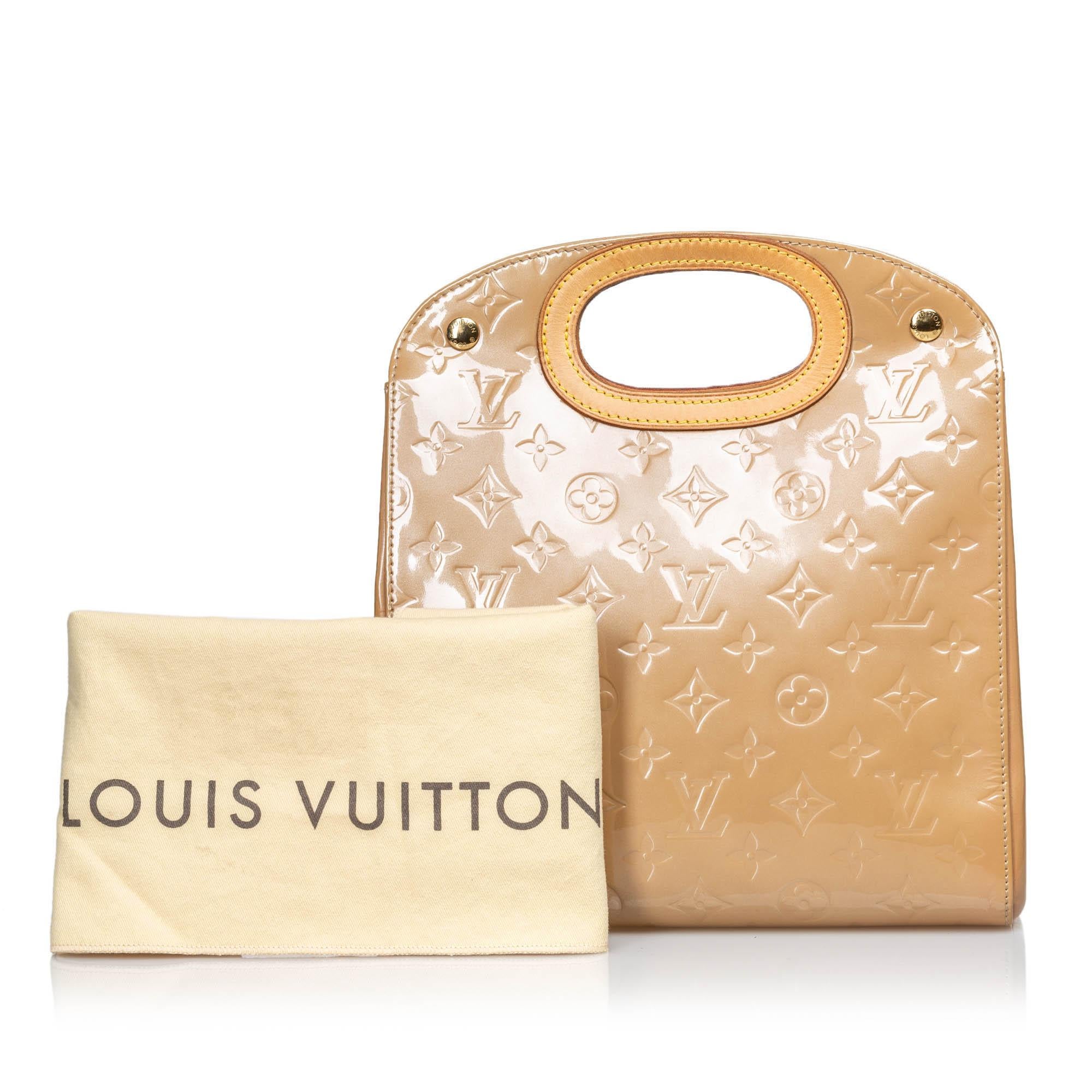 Louis Vuitton Brown Vernis Leather Leather Vernis Maple Drive Spain w/ Dust Bag For Sale 8