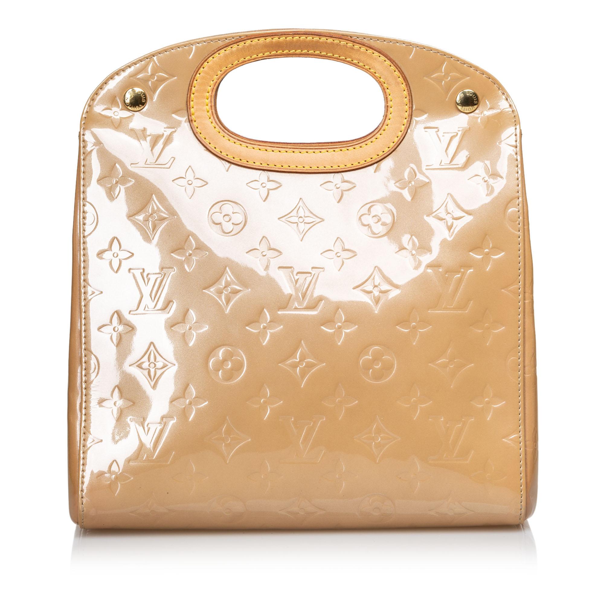 Louis Vuitton Brown Vernis Leather Leather Vernis Maple Drive Spain w/ Dust Bag In Good Condition For Sale In Orlando, FL
