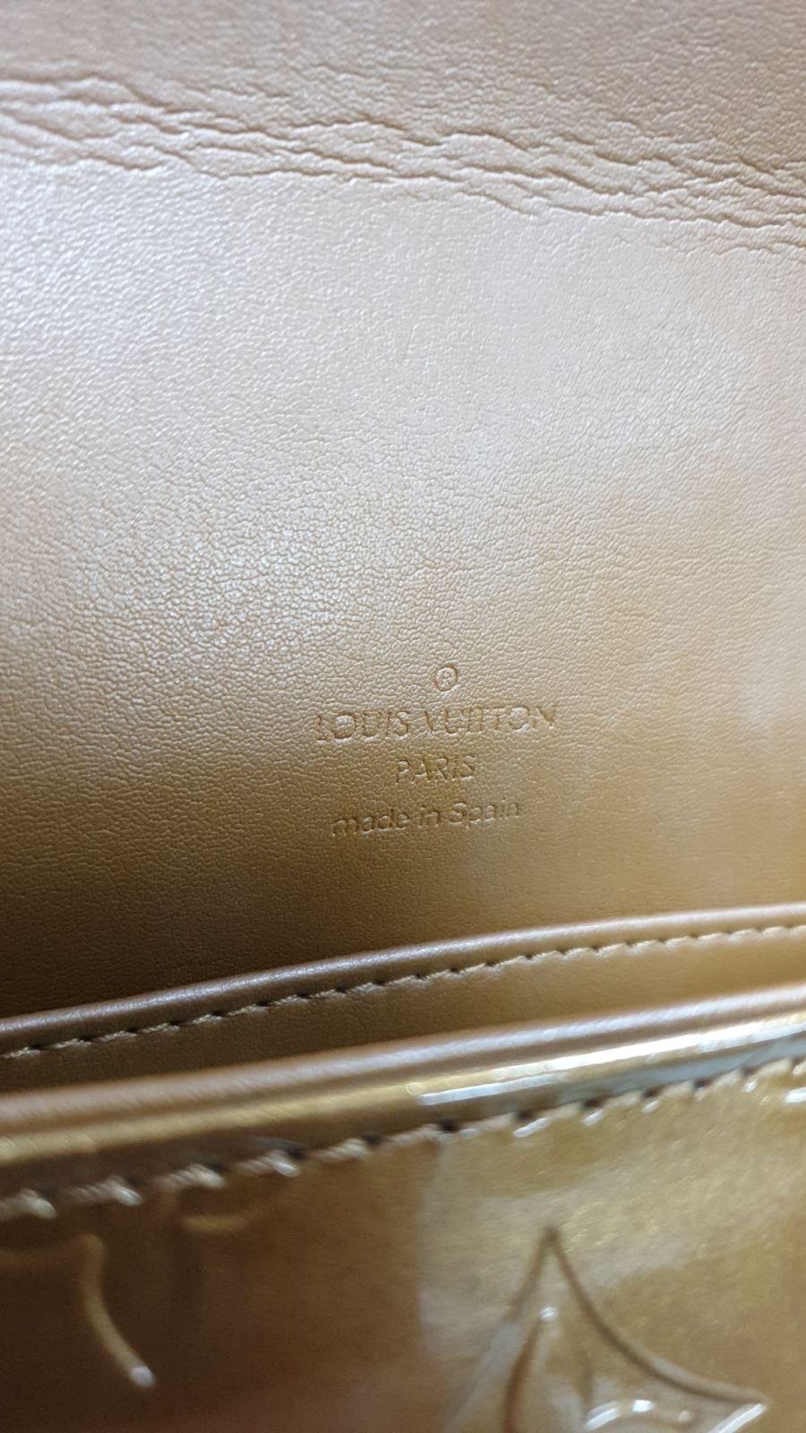 Louis Vuitton - Sac porté épaule marron « Vernis Thompson Street » en vente 1