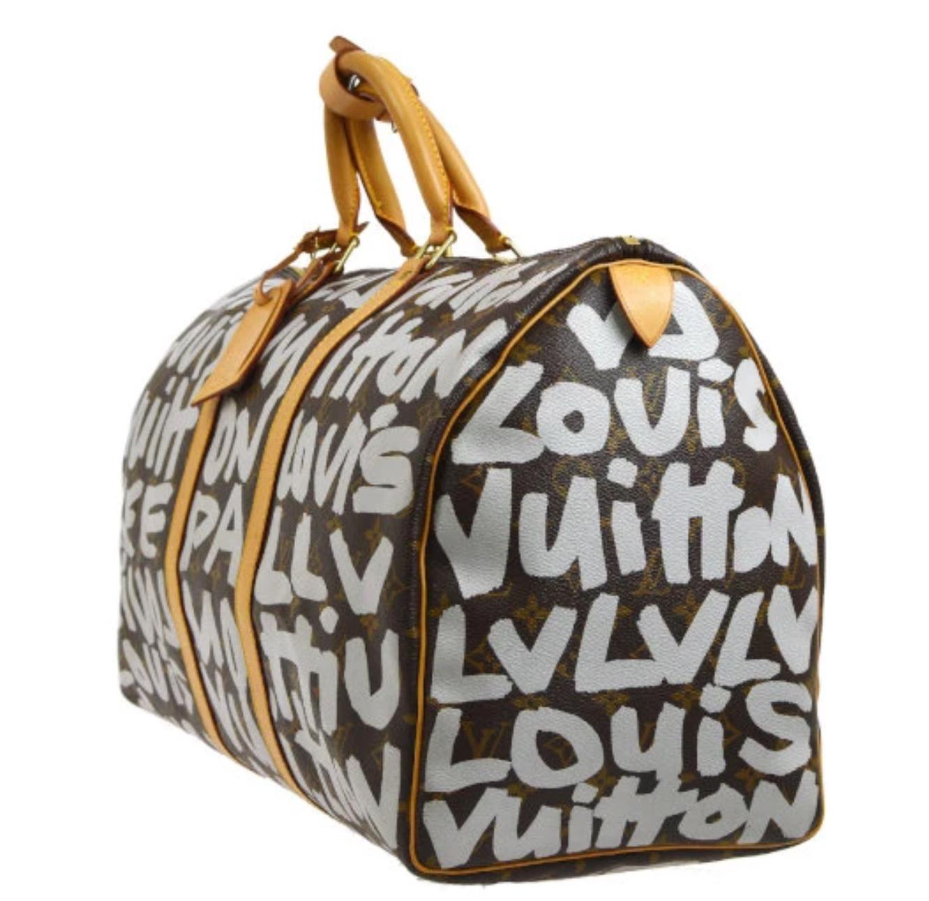 LOUIS VUITTON France 15" Damier Travel Compact Duffle Carryall Cabin  Size Bag