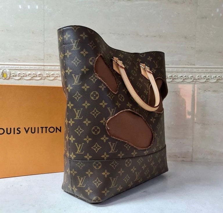 Louis Vuitton x Comme des Garçons 2014 Pre-owned Monogram Hole Tote - Brown