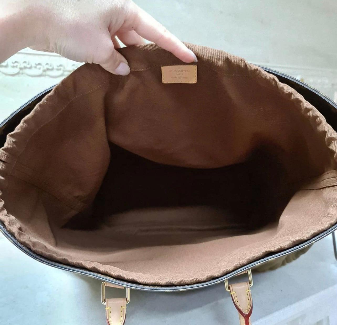 Women's Louis Vuitton Brown X Comme Des Garçons Burned Holes Monogram Tote