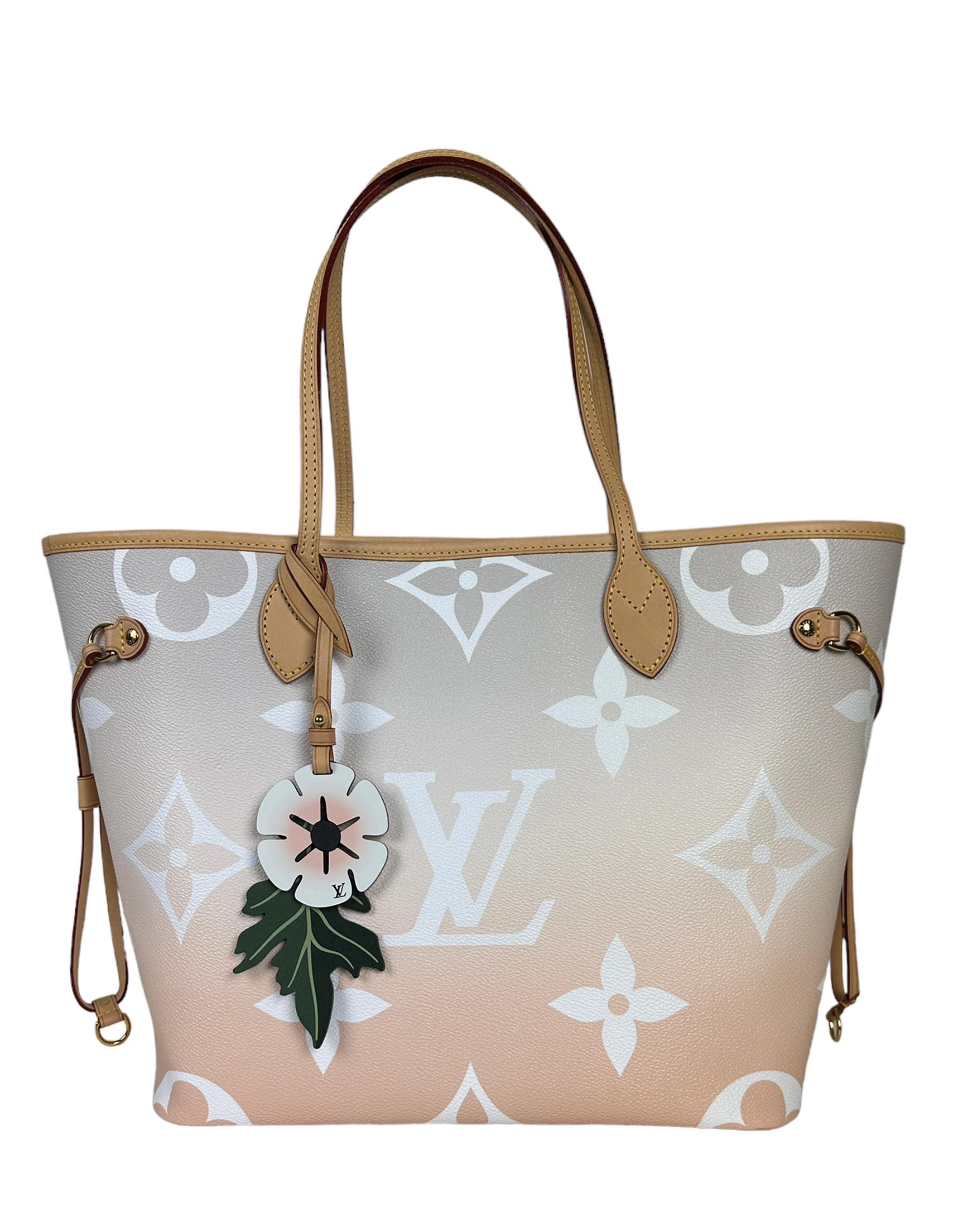 Louis Vuitton Brume Monogram Giant By The Pool Neverfull MM Tote Bag

Made In:
Year of Production: 2021
Color: Brume
Hardware: Goldtone
Materials: Coated canvas, vachetta leather trim
Lining: Striped canvas
Closure/Opening: Open top with center