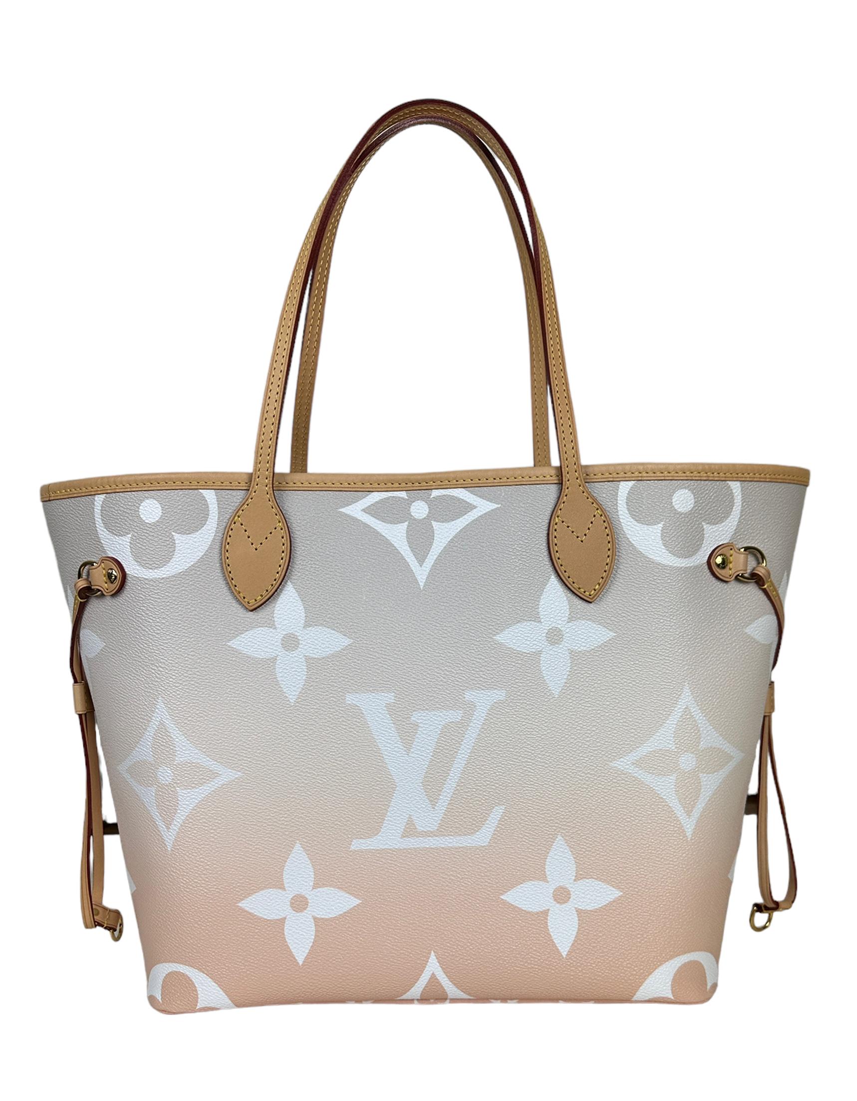 Women's Louis Vuitton Brume Monogram Giant By The Pool Neverfull MM Tote Bag For Sale
