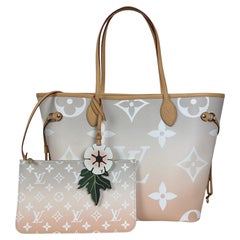 Louis Vuitton Brume Monogram Giant By The Pool Neverfull MM Tote Bag