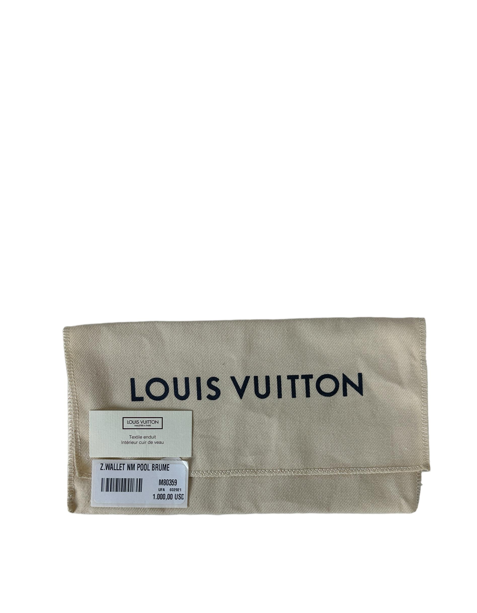 Louis Vuitton Brume Monogram Giant By The Pool Zippy Wallet For Sale 5