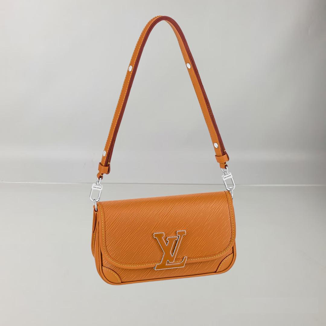 Louis Vuitton Buci bag Golden Honey Grained Epi cowhide leather For