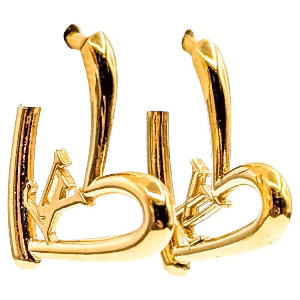 Louis Vuitton Buci d'Oreille Heart Fall in Love PM Earrings
