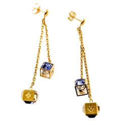 Louis Vuitton Buci d'Oreille Pandan Gamble Earrings
