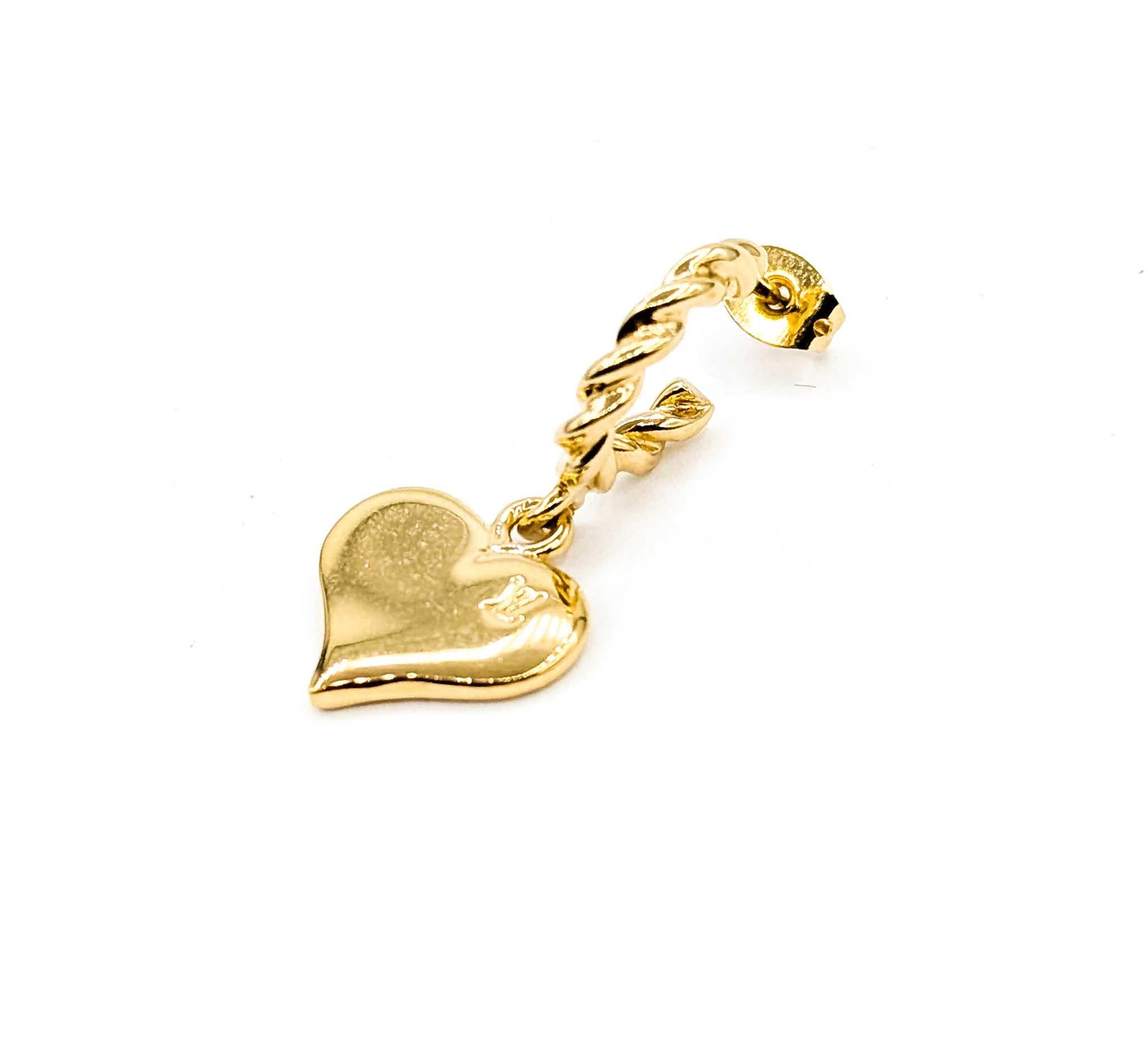 Louis Vuitton Buci d'Oreille Sweet Monogram Earrings en vente 1