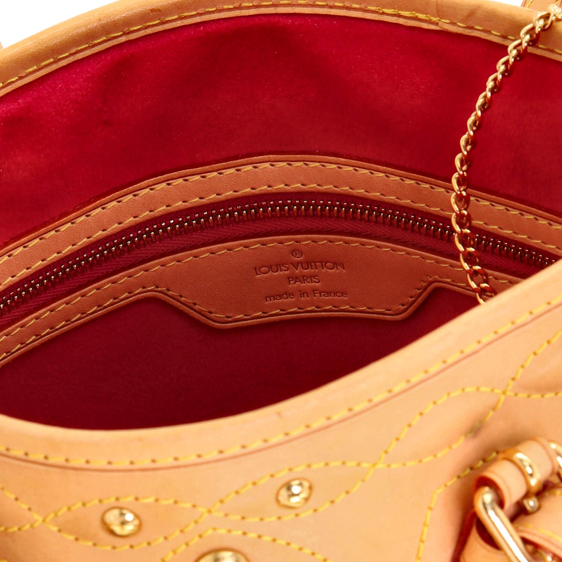 Louis Vuitton Bucket Bag Limited Edition Fringe Monogram Multicolor 4