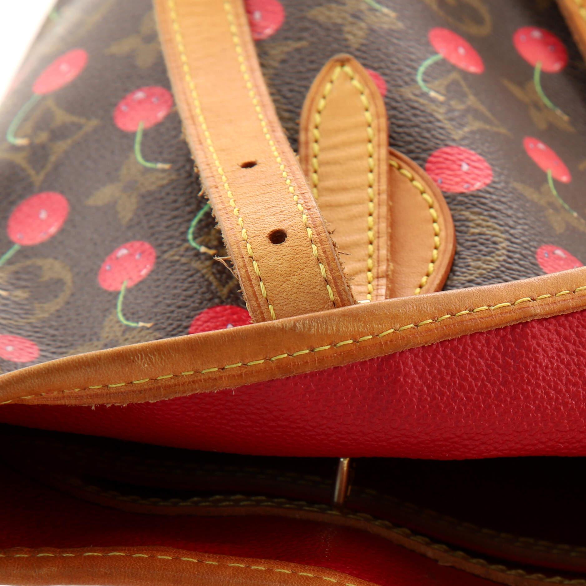 Louis Vuitton Bucket Bag Limited Edition Monogram Cerises 4