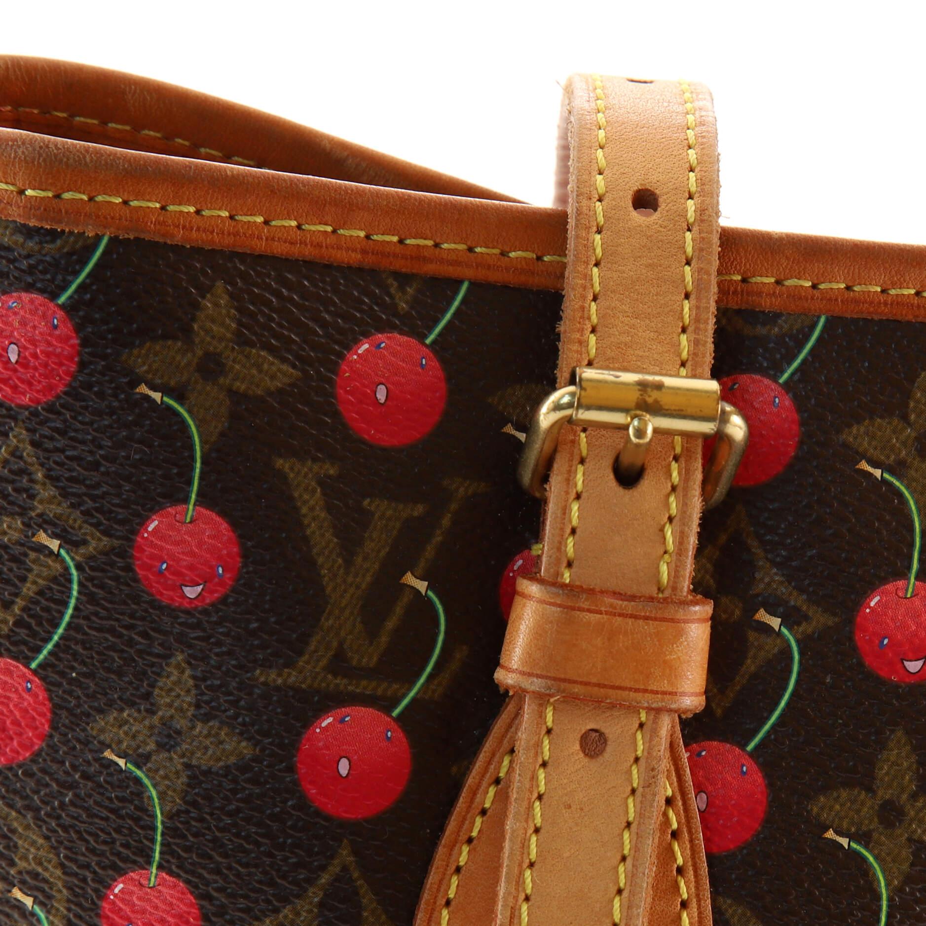 Louis Vuitton Bucket Bag Limited Edition Monogram Cerises 2