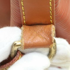 Louis Vuitton Bucket Bicolor Noe Gm Hobo 870002 Brown Leather Shoulder Bag