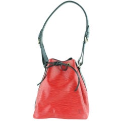 Louis Vuitton Bucket Hobo Bicolor Epi Noe Drawstring 1lz1129 Red Shoulder Bag