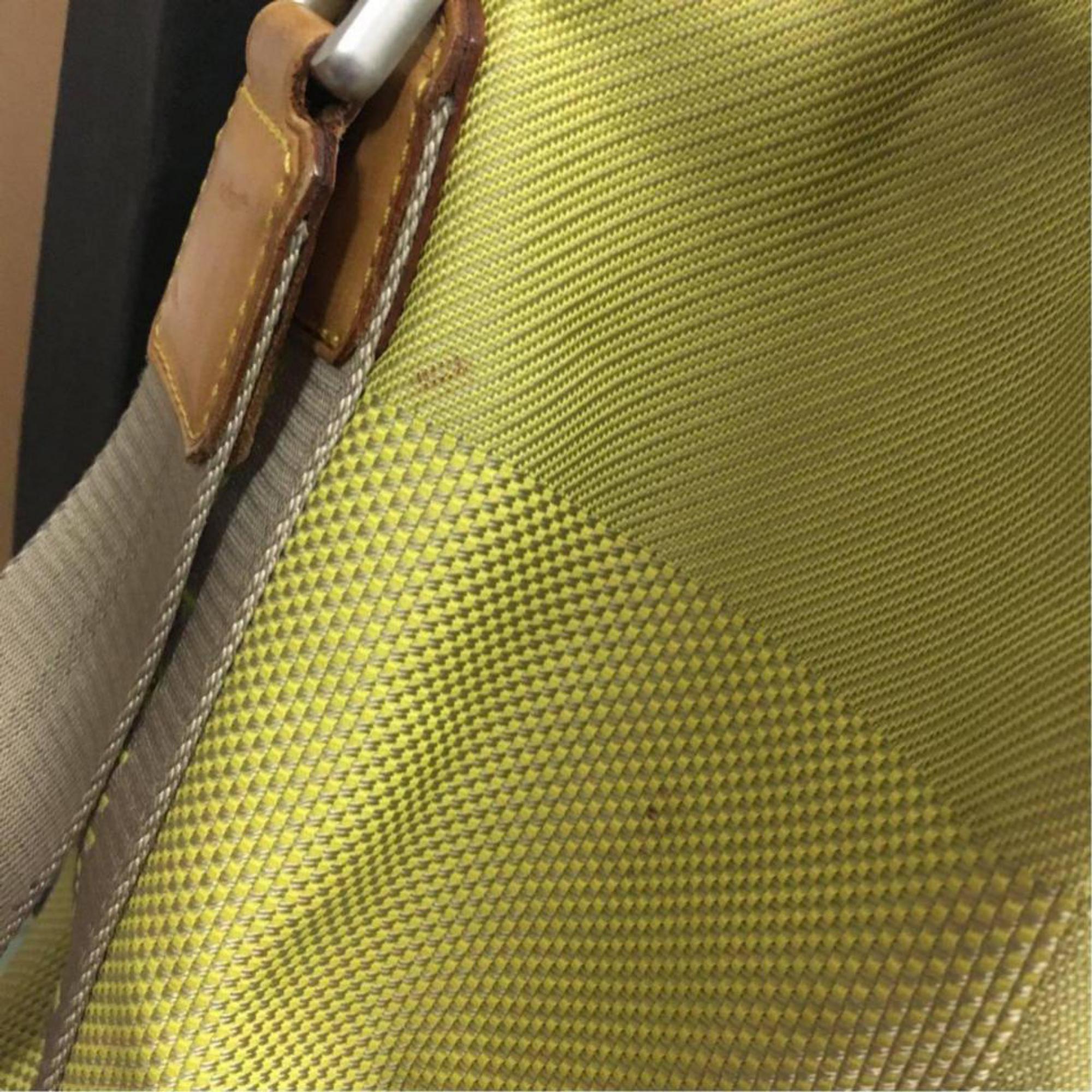 Louis Vuitton Bucket Lv Cup 2003 Lime Damier Geant Noe 225870 Green Canvas Hobo  For Sale 3
