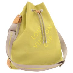 Louis Vuitton Bucket Lv Cup 2003 Lime Damier Geant Noe 225870 Green Canvas Hobo