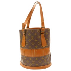 Louis Vuitton Bucket Marais Monogram 868473 Brown Coated Canvas Tote