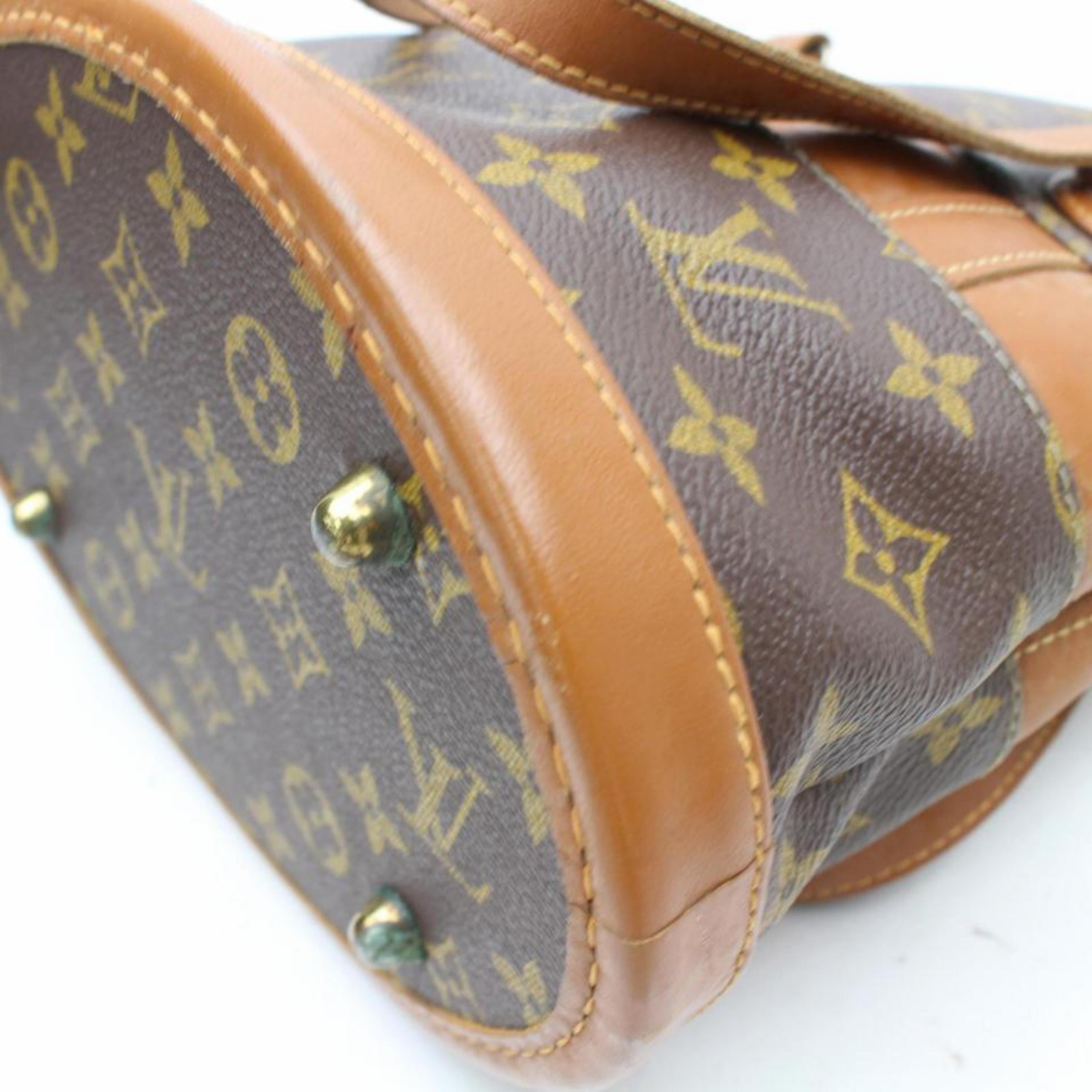 Louis Vuitton Bucket Marais Monogram {petit Pm with Kisslock Pouch 869039 Brown For Sale 6