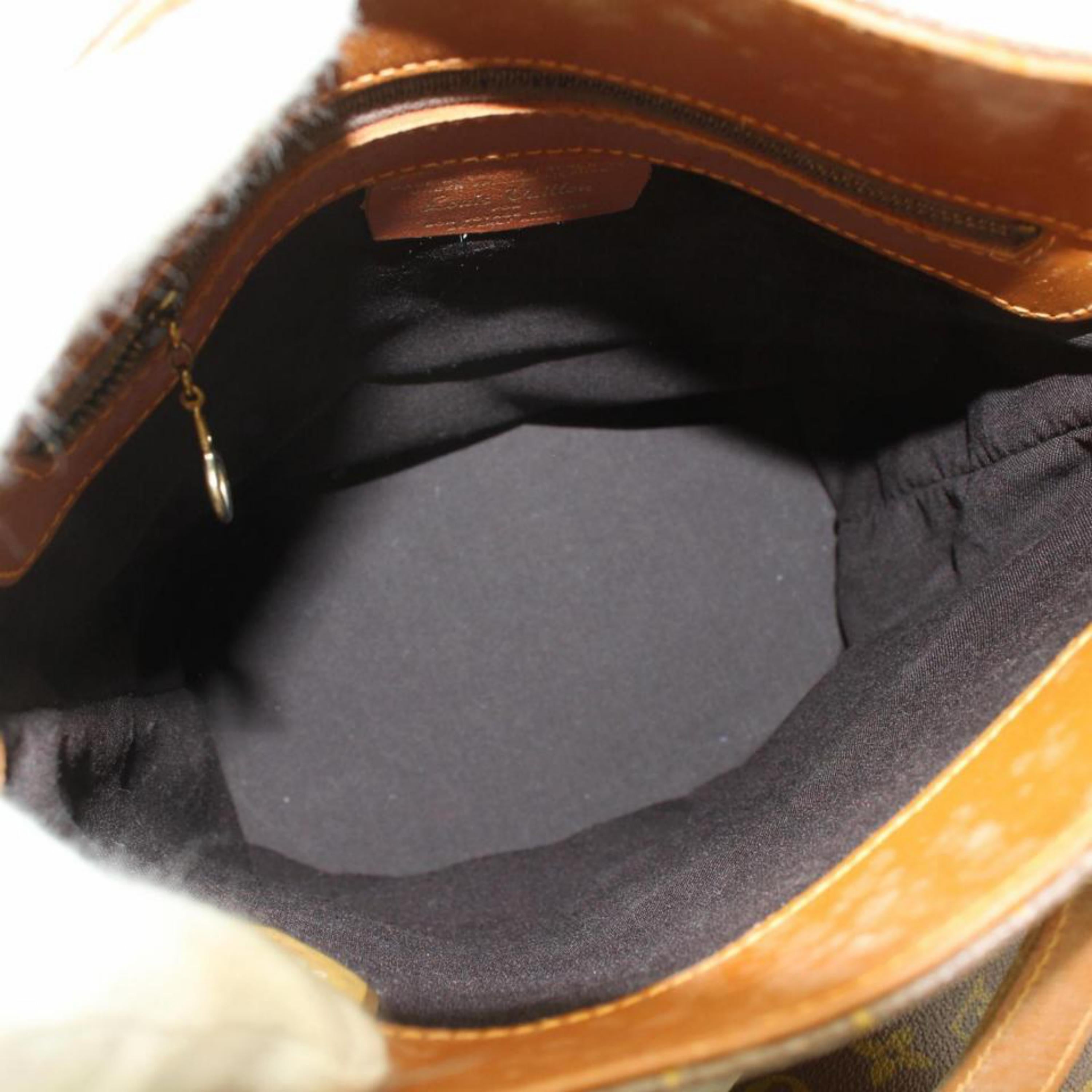 Louis Vuitton Bucket Marais Monogram {petit Pm with Kisslock Pouch 869039 Brown In Good Condition For Sale In Forest Hills, NY
