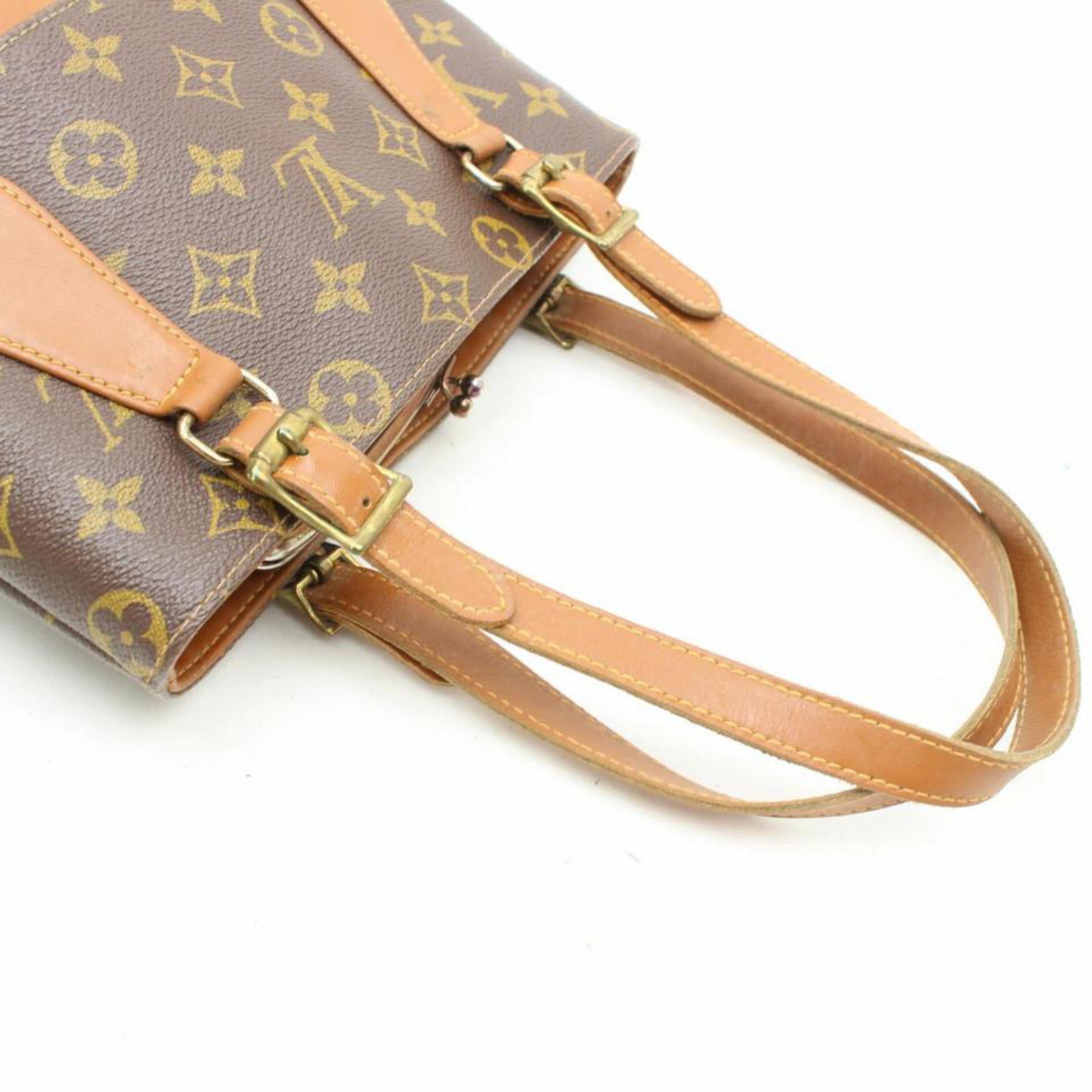Louis Vuitton Bucket Marais Monogram {petit Pm with Kisslock Pouch 869039 Brown For Sale 1