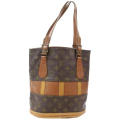 Vintage Louis Vuitton Bucket Marais Monogram Petite Pm 869267 Brown Coated Canvas Tote
