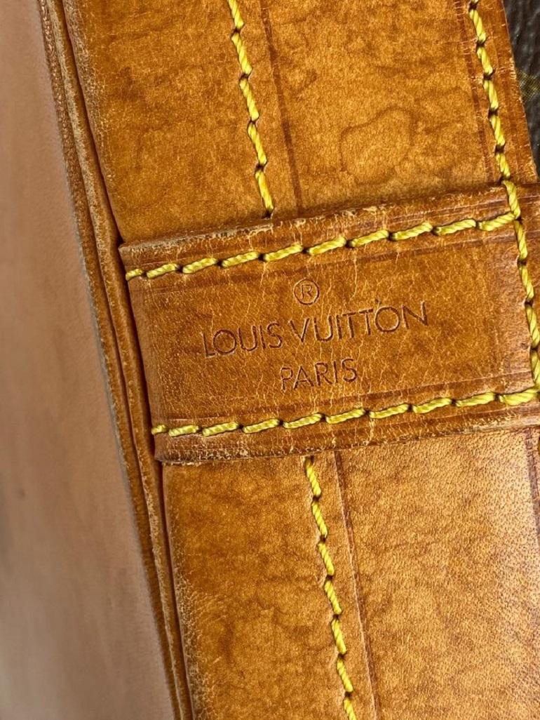 Louis Vuitton Bucket Monogram Noe Gm Drawstring 9lva717 Brown Coated Canvas Bag en vente 1