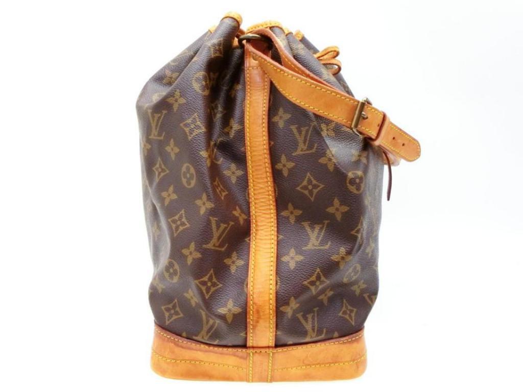 Louis Vuitton Bucket Monogram Noe Gm Drawstring Hobo 232605 Brown Shoulder Bag For Sale 7