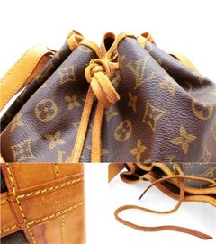 Louis Vuitton Bucket Monogram Noe Gm Drawstring Hobo 232605 Brown Shoulder Bag