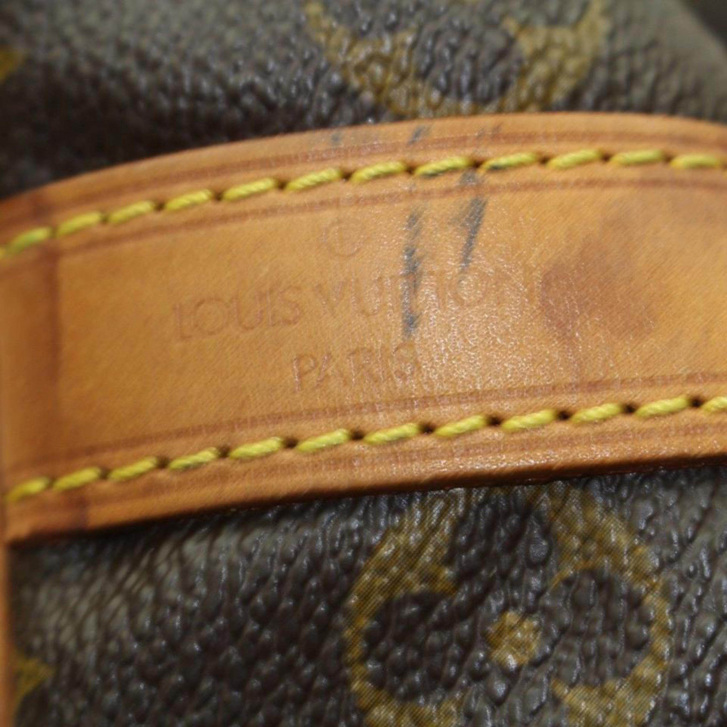 Louis Vuitton Bucket Monogram Petit Noe Drawstring Hobo 869519 Brown Coated Canv In Good Condition For Sale In Forest Hills, NY