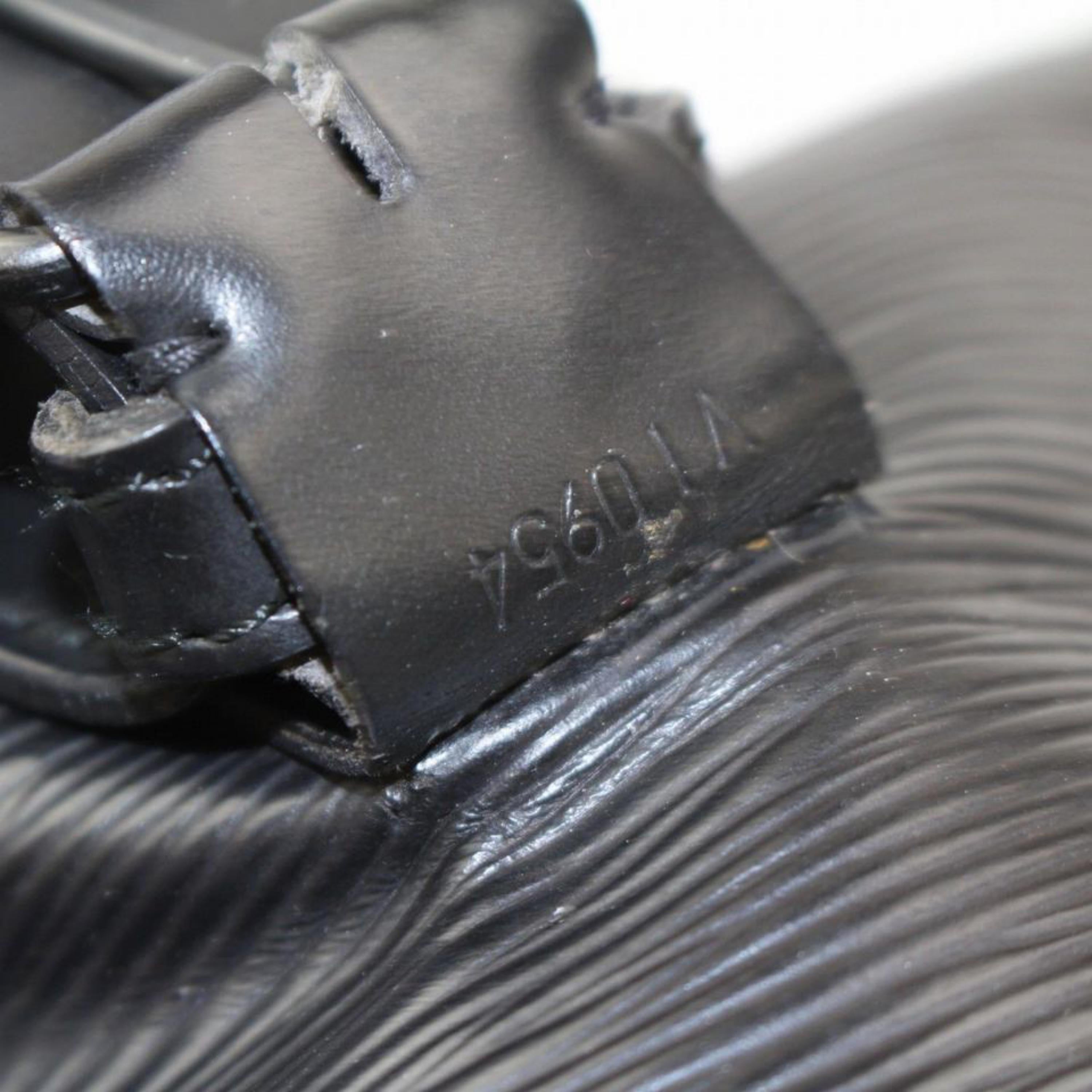 Louis Vuitton Bucket Noir Sac A Dos Sling Backpack Drawstring Hobo 869270 Black  6
