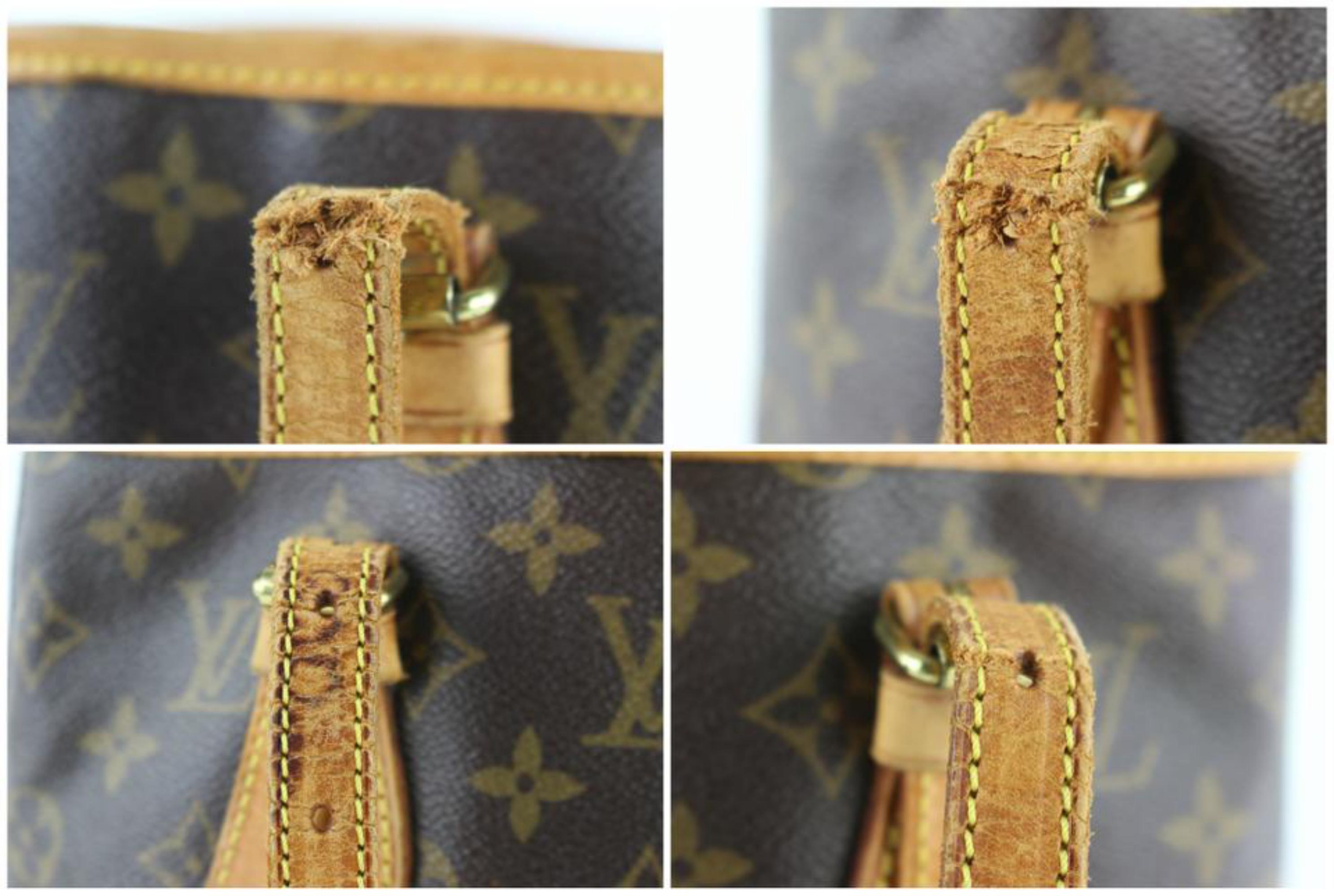 Louis Vuitton Bucket Petite Pm 231190 Brown Coated Canvas Shoulder Bag For Sale 3