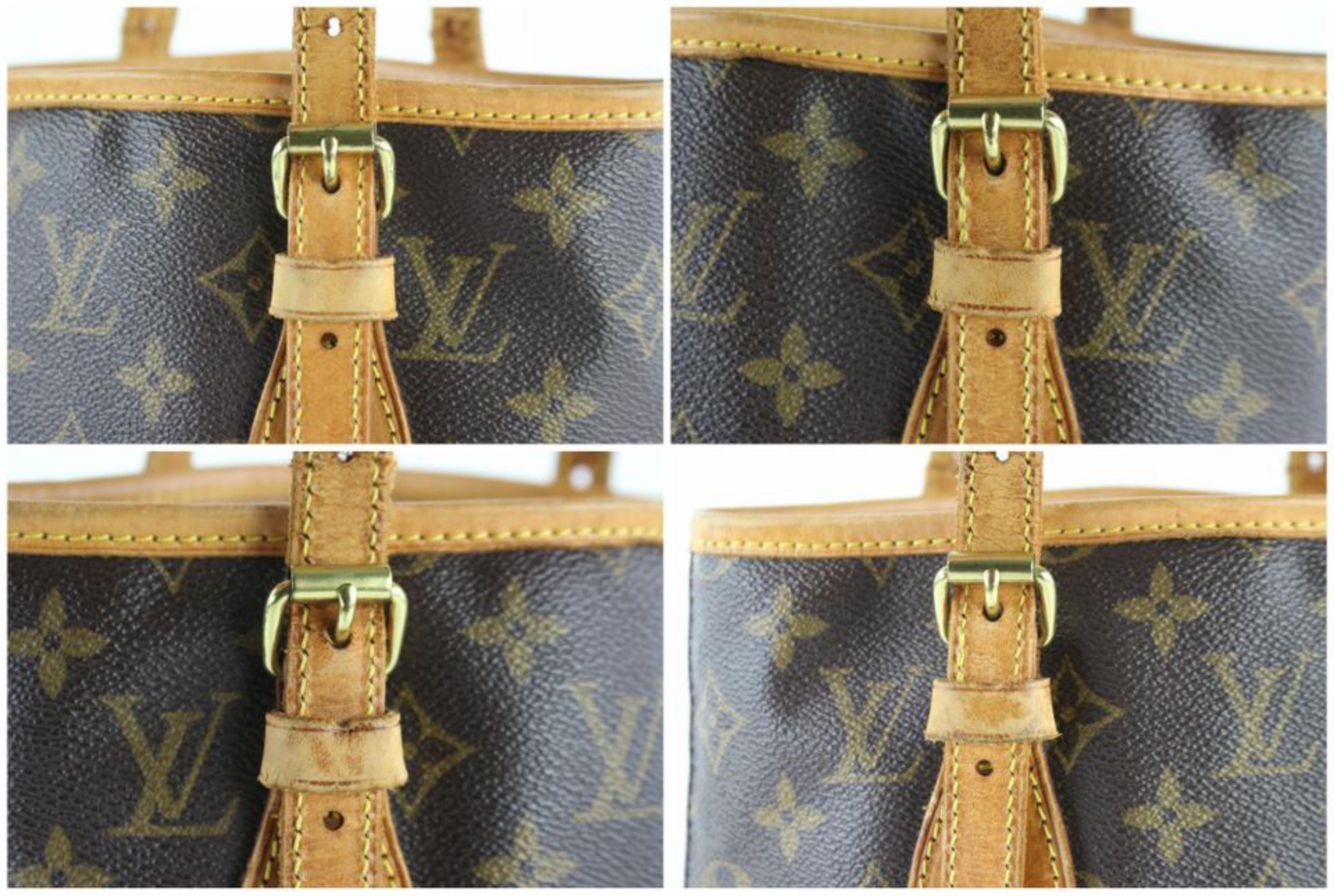 Louis Vuitton Bucket Petite Pm 231190 Brown Coated Canvas Shoulder Bag For Sale 1
