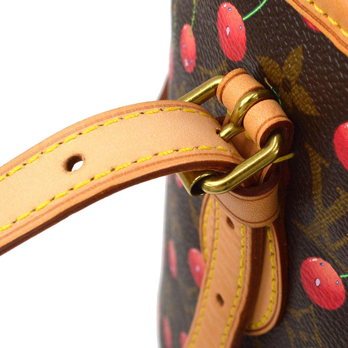 Louis Vuitton Bucket Pm Handbag Monogram Cherry M95012 For Sale 1