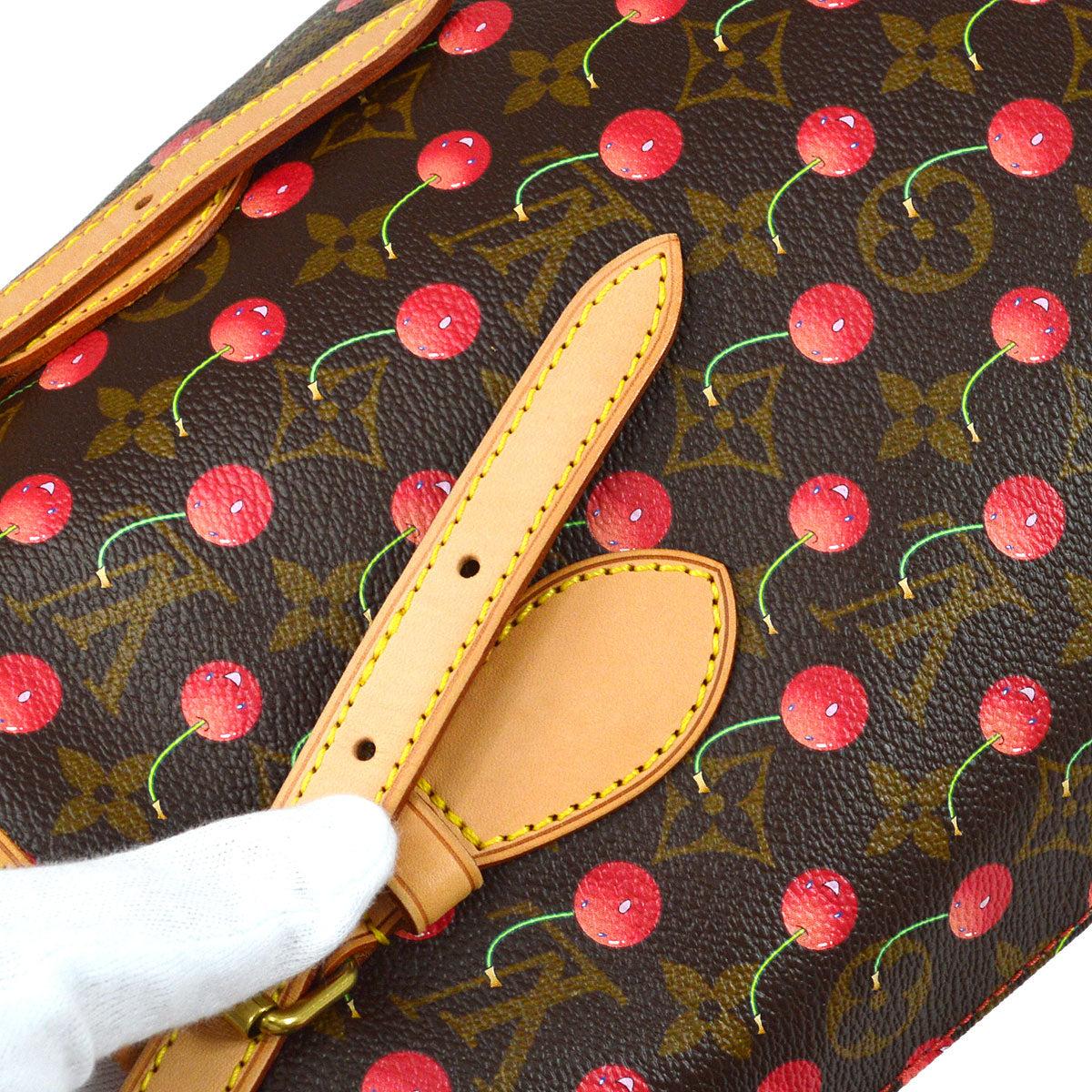 Louis Vuitton Bucket Pm Handbag Monogram Cherry M95012 For Sale 2