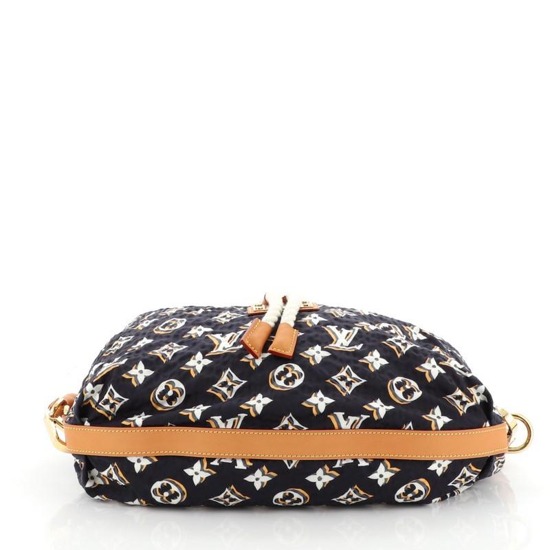 Louis Vuitton Bulles Handbag Monogram Nylon MM In Good Condition In NY, NY