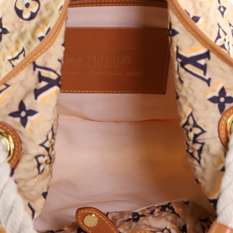 Louis Vuitton Bulles Handbag Monogram Nylon MM 1