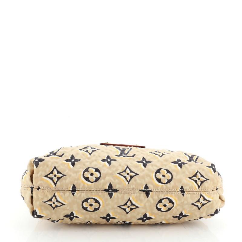Beige Louis Vuitton Bulles Handbag Monogram Nylon PM