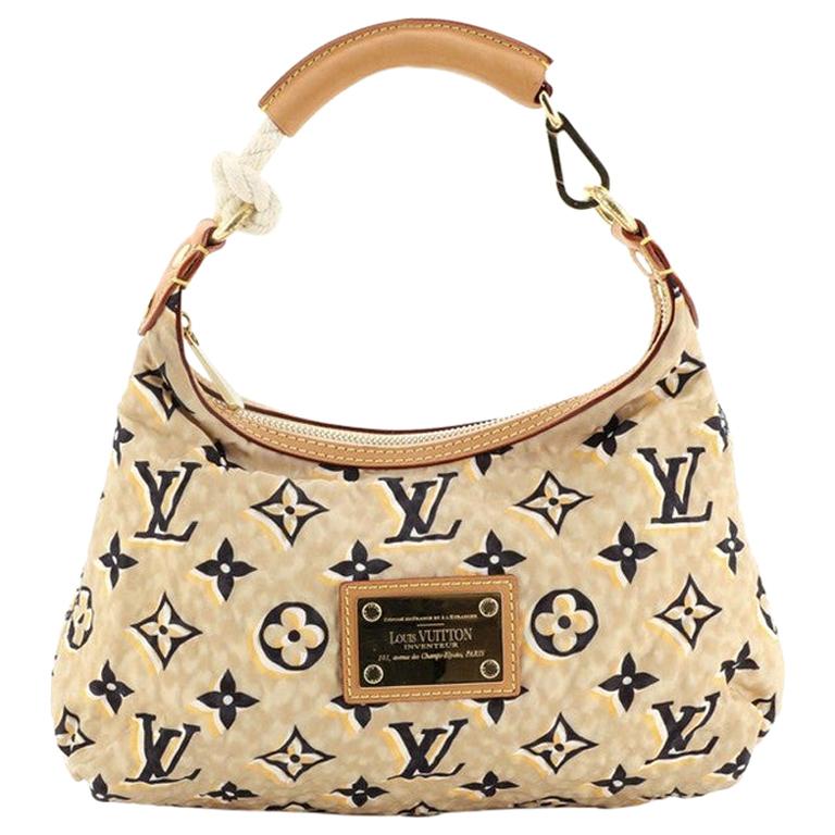 Louis Vuitton Limited Edition Tan Nylon Monogram Bulles PM Bag - Yoogi's  Closet