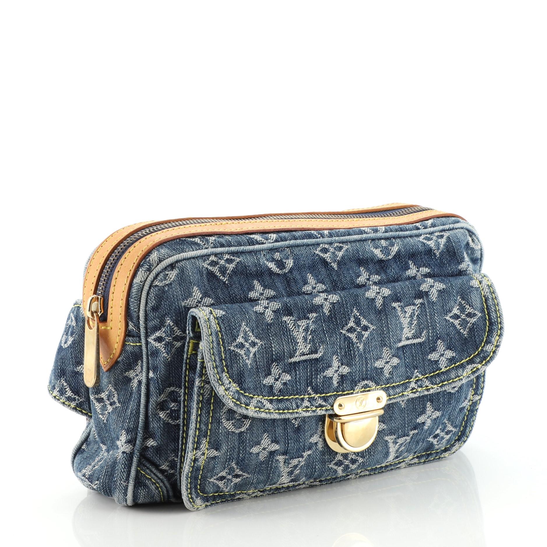 Louis Vuitton Bum Bag Denim at 1stDibs louis vuitton denim bag vintage