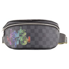 Louis Vuitton Bum Bag Limited Edition 12 Letters Damier Graphite