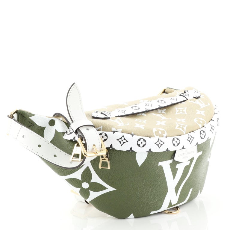 Louis Vuitton Bum Bag Limited Edition Supreme Camouflage Canvas Green  213296134