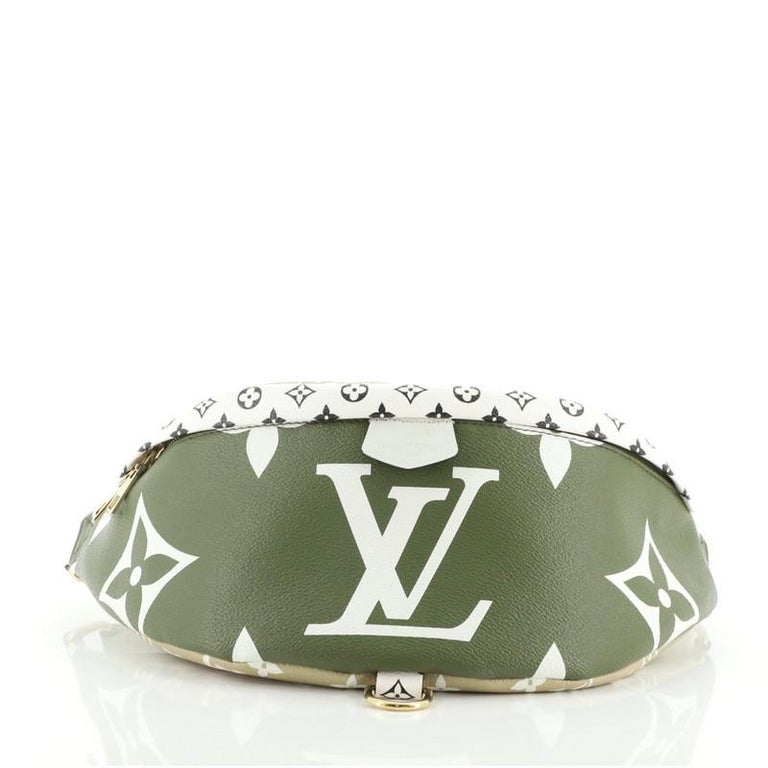 Louis Vuitton x Supreme Green Camo Canvas Limited Edition Bum Bag at  1stDibs