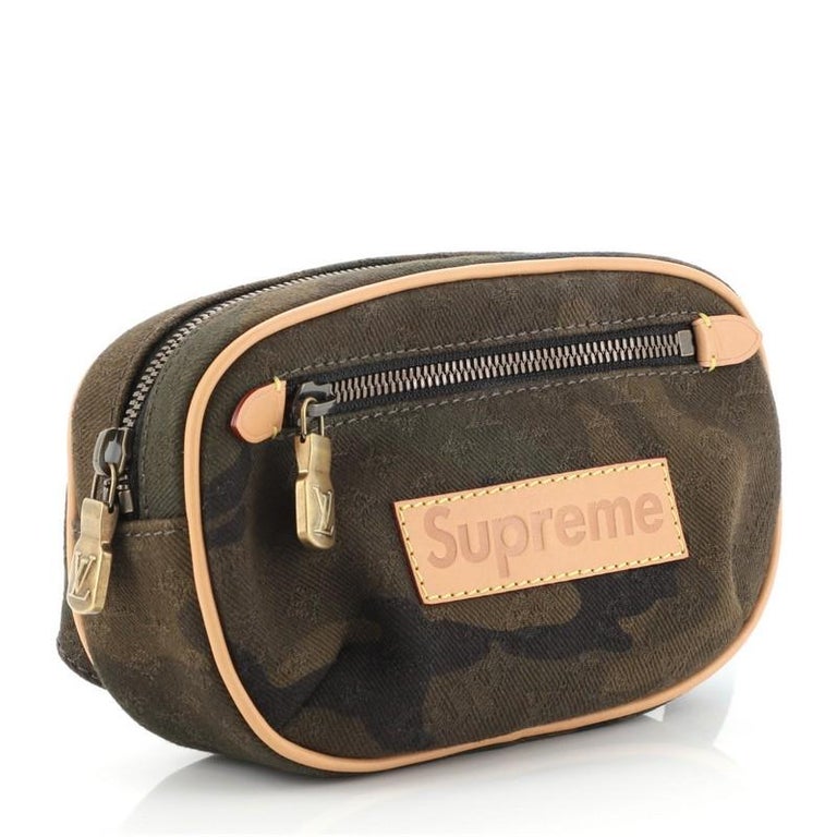 Louis Vuitton Bum Bag Limited Edition Supreme Camouflage Canvas at 1stDibs