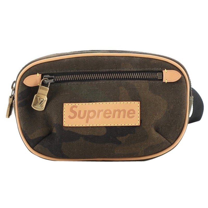 Louis Vuitton Bum Bag Limited Edition Supreme Camouflage Canvas
